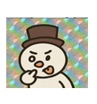 ホロきら雪だるまのほっこり日記@SFW（個別スタンプ：32）