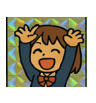 きらきら女子高生の青春ノート@SFW（個別スタンプ：3）