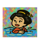 ホロきら芸者のしとやか便り@SFW（個別スタンプ：8）