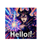 美魔女【ヴィラン風】（個別スタンプ：2）