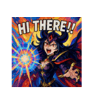 美魔女【ヴィラン風】（個別スタンプ：3）