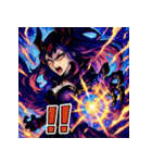 美魔女【ヴィラン風】（個別スタンプ：7）