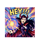 美魔女【ヴィラン風】（個別スタンプ：12）
