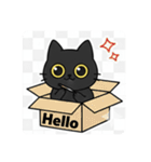 まるまるの黒猫ちゃん1（個別スタンプ：20）