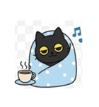 まるまるの黒猫ちゃん1（個別スタンプ：22）