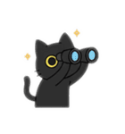 まるまるの黒猫ちゃん1（個別スタンプ：25）