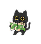 まるまるの黒猫ちゃん1（個別スタンプ：27）
