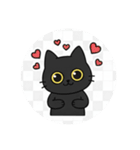 まるまるの黒猫ちゃん1（個別スタンプ：32）