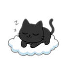 まるまるの黒猫ちゃん1（個別スタンプ：33）