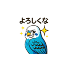 セキセイインコ 仕事とプライベートモード（個別スタンプ：5）
