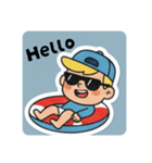 まるまるのアメリカフレンド1（個別スタンプ：25）