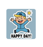 まるまるのアメリカフレンド1（個別スタンプ：26）