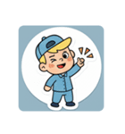 まるまるのアメリカフレンド1（個別スタンプ：29）