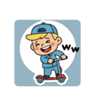 まるまるのアメリカフレンド1（個別スタンプ：36）