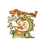 爆笑子育て！怪獣ベビー/効果音育児あるある（個別スタンプ：34）