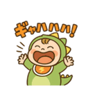 爆笑子育て！怪獣ベビー/効果音育児あるある（個別スタンプ：36）