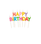 アレンジできる★誕生日ケーキ（個別スタンプ：10）