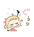 愛されガーリー♡ゆるかわいい（個別スタンプ：3）