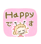 愛されガーリー♡ゆるかわいい（個別スタンプ：9）
