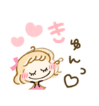 愛されガーリー♡ゆるかわいい（個別スタンプ：10）