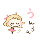 愛されガーリー♡ゆるかわいい（個別スタンプ：15）