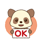 チョコモコパンダくん♡1♡毎日使える汎用（個別スタンプ：28）