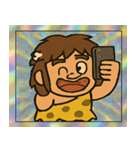 ホロきら原始人のウホウホ速報@SFW（個別スタンプ：13）