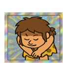 ホロきら原始人のウホウホ速報@SFW（個別スタンプ：14）