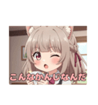 ダイヤモンドみなみちゃんスタンプ（個別スタンプ：6）
