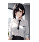 可愛い秘書の写真（個別スタンプ：4）