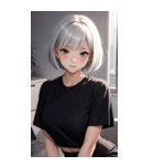 可愛い秘書の写真（個別スタンプ：7）