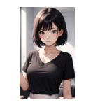 可愛い秘書の写真（個別スタンプ：8）