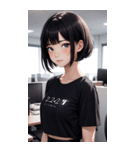 可愛い秘書の写真（個別スタンプ：24）