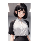 可愛い秘書の写真（個別スタンプ：25）