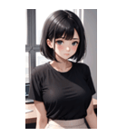 可愛い秘書の写真（個別スタンプ：28）