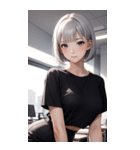 可愛い秘書の写真（個別スタンプ：29）