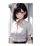 可愛い秘書の写真（個別スタンプ：31）