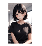 可愛い秘書の写真（個別スタンプ：35）