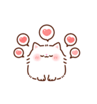 ハートがいっぱい♡ふわふわにゃんこ（個別スタンプ：9）