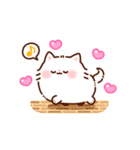 ハートがいっぱい♡ふわふわにゃんこ（個別スタンプ：35）