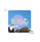 きれいに撮れた！紅葉のあいさつ 台湾語（個別スタンプ：21）
