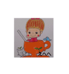 私のかわいい絵文章付きその2（個別スタンプ：10）