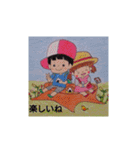 私のかわいい絵文章付きその2（個別スタンプ：22）