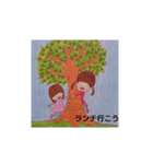 私のかわいい絵文章付きその2（個別スタンプ：25）