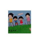 私のかわいい絵文章付きその2（個別スタンプ：31）