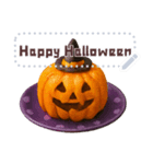 書き込める♥ハロウィンパーティーフレーム（個別スタンプ：1）