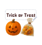 書き込める♥ハロウィンパーティーフレーム（個別スタンプ：7）