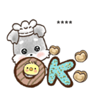 【名前が入る】愛犬♡シュナウザー★ご挨拶（個別スタンプ：1）