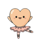 ゆめかわいいハートたち カラフル（個別スタンプ：17）