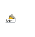 目ヂカラ強め☆吹き出しとハシビロコウ（個別スタンプ：8）